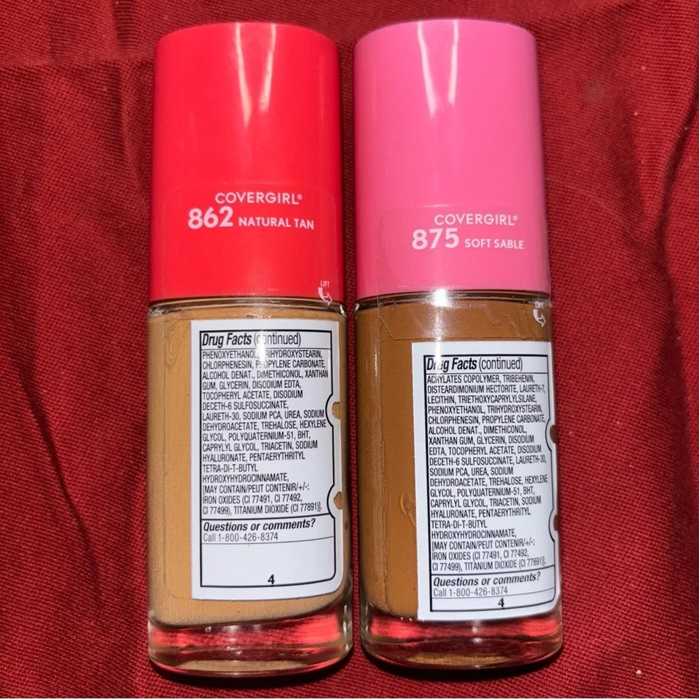 CoverGirl Outlast Extreme Wear Foundation Soft Sable 875 SPF 18‎ New